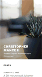 Mobile Screenshot of chrismance.com